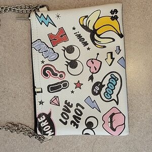 Sleepyville Critters Emoji Cross Body Shoulder Bag Handbag Purse